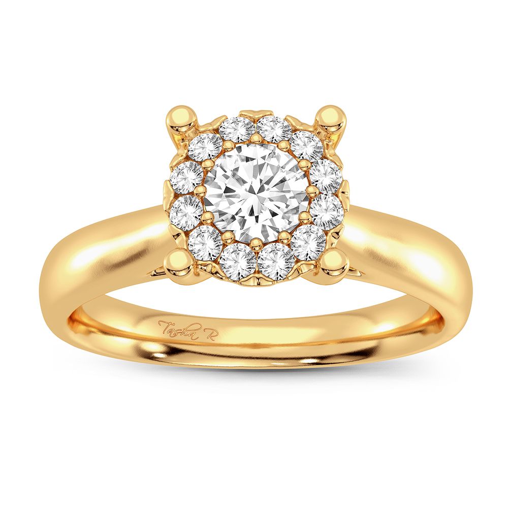 14K 0.25CT Diamond Ring - Picasso Gold & Diamond Jewelry