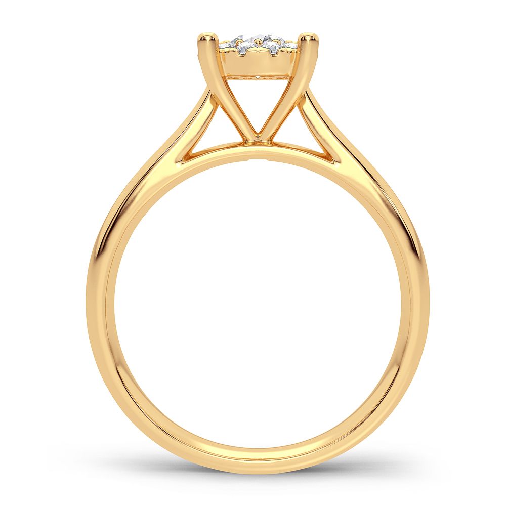 14K 0.25CT Diamond Ring - Picasso Gold & Diamond Jewelry