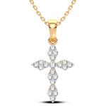 14K 0.25CT Diamond Pendant - Picasso Gold & Diamond Jewelry