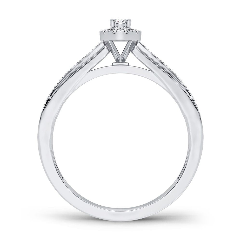 14K 0.20CT Diamond Ring - Picasso Gold & Diamond Jewelry