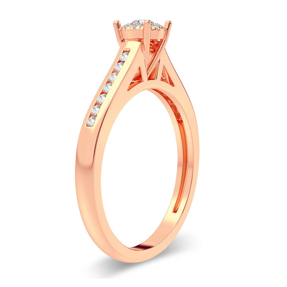 14K 0.22CT Diamond Ring - Picasso Gold & Diamond Jewelry