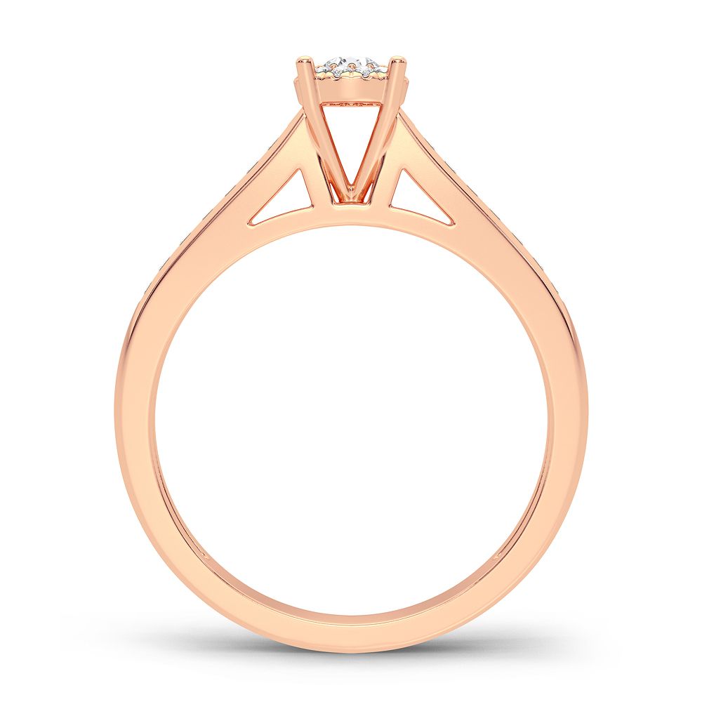 14K 0.22CT Diamond Ring - Picasso Gold & Diamond Jewelry