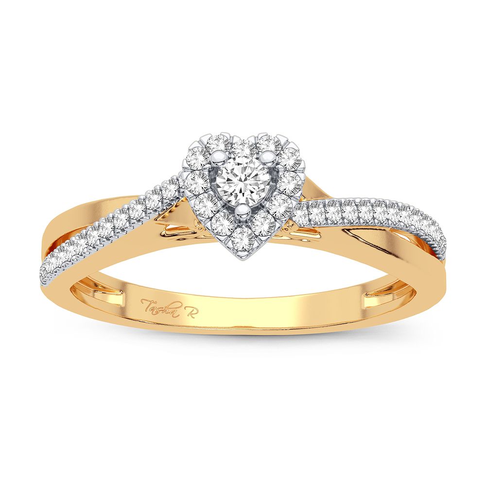 14K 0.20CT Diamond Ring - Picasso Gold & Diamond Jewelry