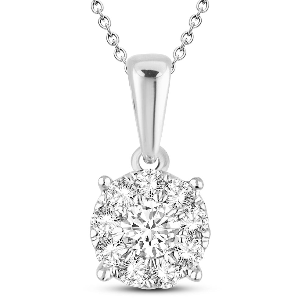 14k 0.25ct Diamond Pendant - Picasso Gold & Diamond Jewelry