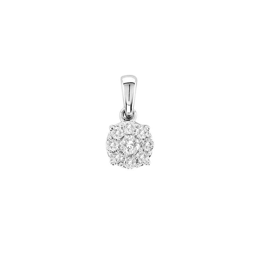 14K 0.33CT Diamond Pendant - Picasso Gold & Diamond Jewelry