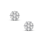 14K 0.09CT Diamond Earring - Picasso Gold & Diamond Jewelry