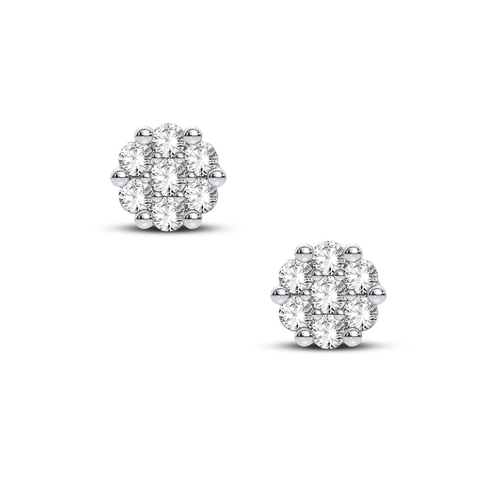 14K 0.09CT Diamond Earring - Picasso Gold & Diamond Jewelry