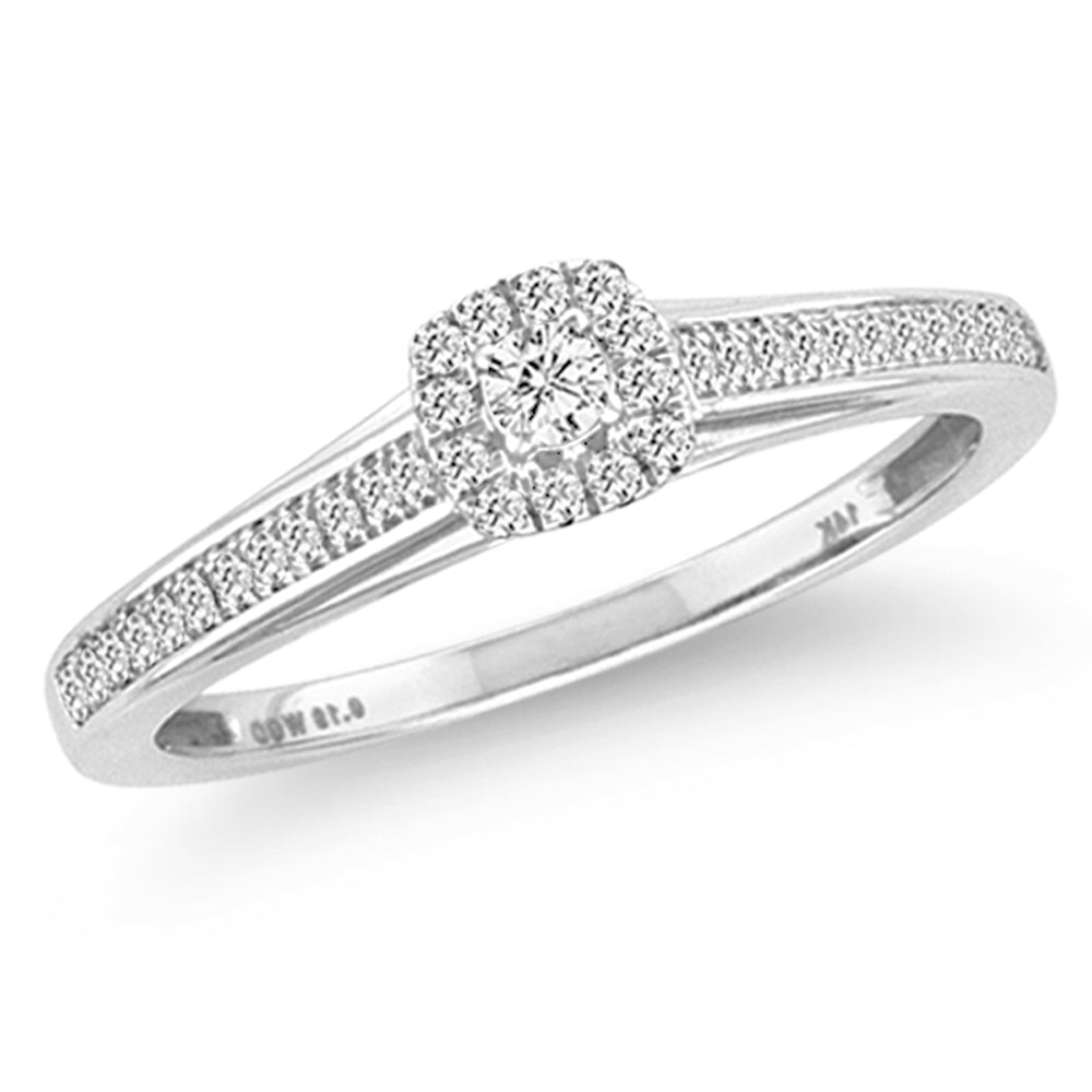 14K 0.19CT Diamond  RING - Picasso Gold & Diamond Jewelry