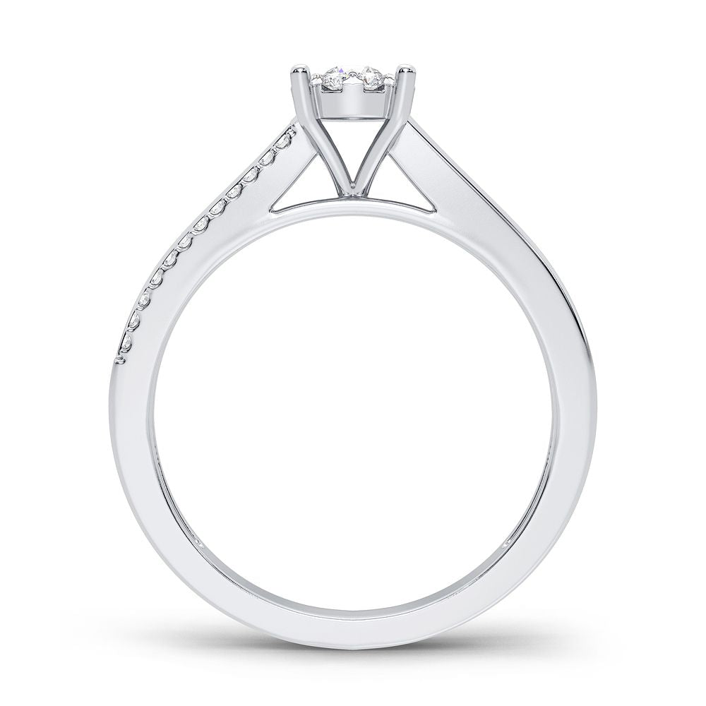 14K 0.20CT Diamond Ring - Picasso Gold & Diamond Jewelry