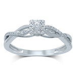 14K 0.20CT Diamond RING - Picasso Gold & Diamond Jewelry