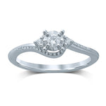 14K 0.19CT Diamond  RING - Picasso Gold & Diamond Jewelry
