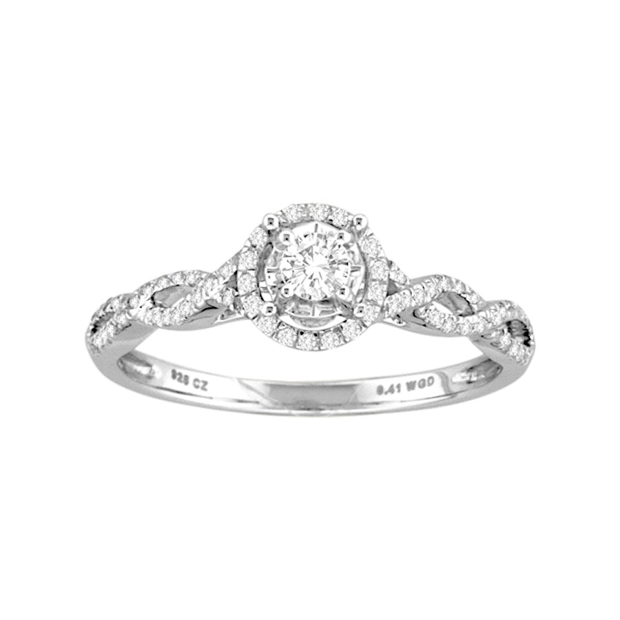 14K 0.25CT Diamond RING - Picasso Gold & Diamond Jewelry