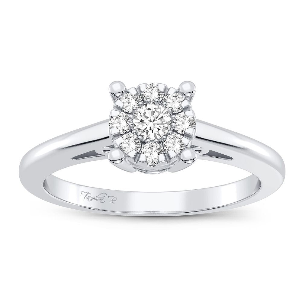 14K 0.14CT Diamond Ring - Picasso Gold & Diamond Jewelry