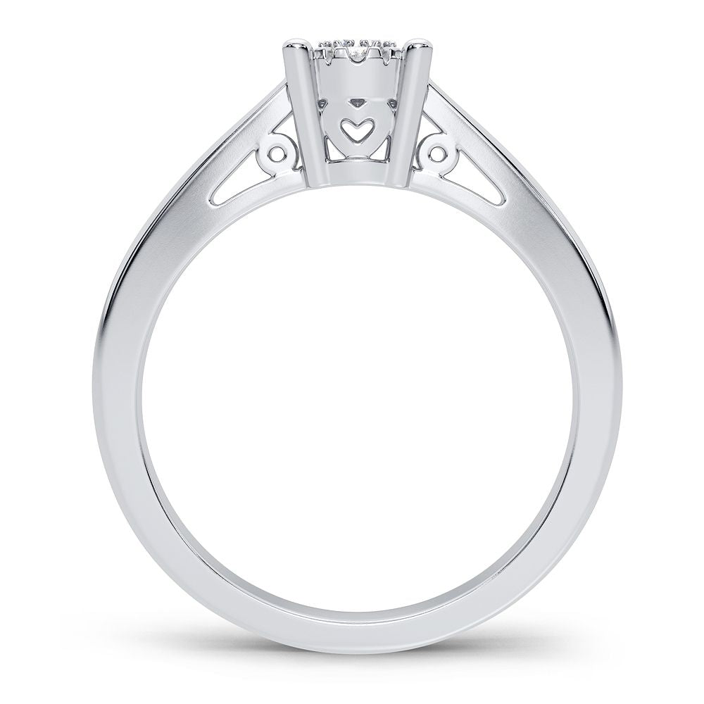 14K 0.14CT Diamond Ring - Picasso Gold & Diamond Jewelry