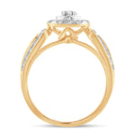 14K 1.00CT Diamond Engagement Ring - Picasso Gold & Diamond Jewelry