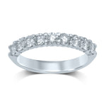 14K 0.10Ct Diamond Ladies  Band - (9 Diamond Stones) - Picasso Gold & Diamond Jewelry