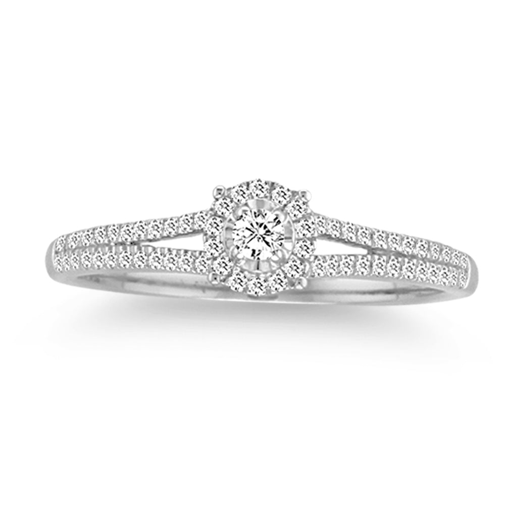 14K 0.16CT Diamond RING - Picasso Gold & Diamond Jewelry
