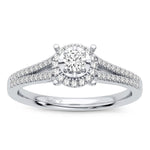 14K 0.25CT Diamond Ring - Picasso Gold & Diamond Jewelry