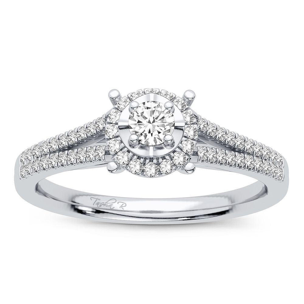 14K 0.25CT Diamond Ring - Picasso Gold & Diamond Jewelry