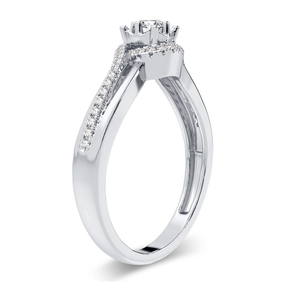 14K 0.20CT Diamond Ring - Picasso Gold & Diamond Jewelry