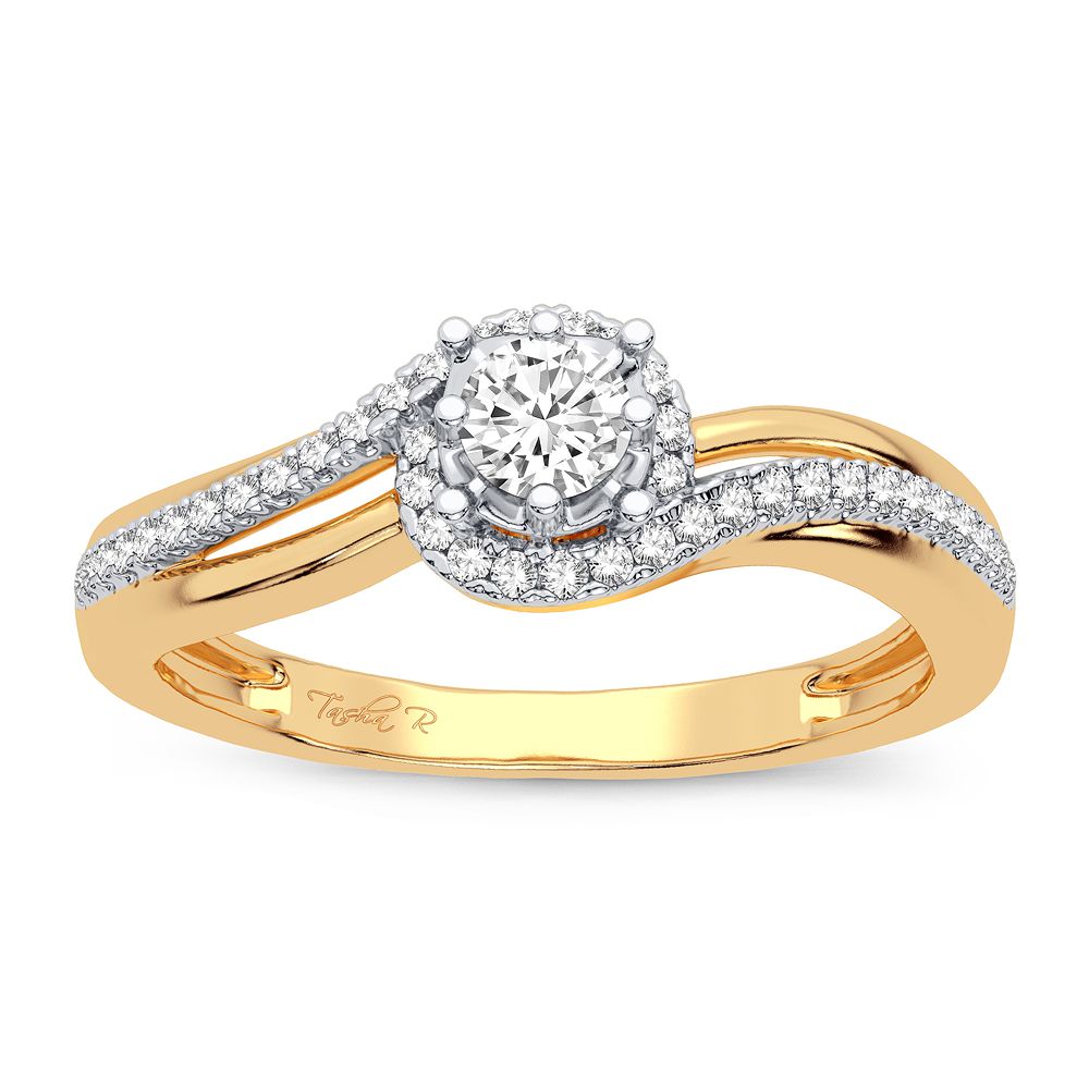 14K 0.20CT Diamond Ring - Picasso Gold & Diamond Jewelry