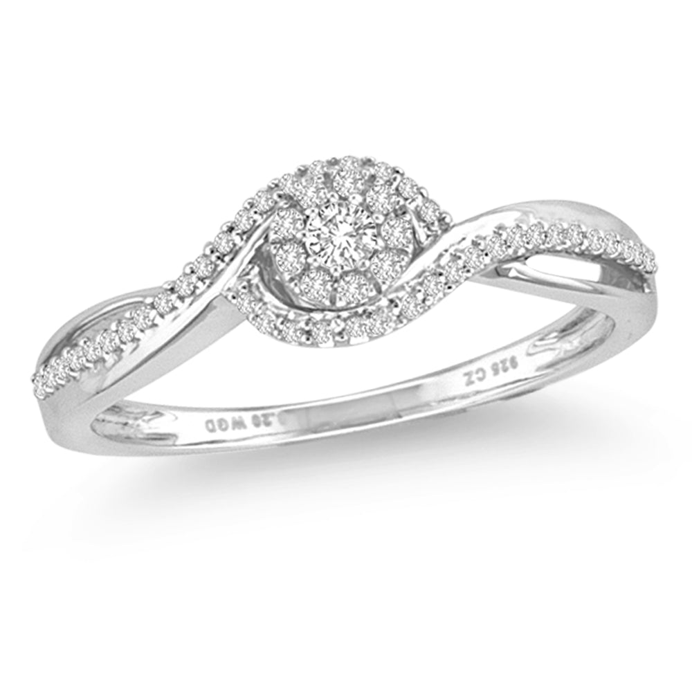 14K 0.20ct Diamond Ring - Picasso Gold & Diamond Jewelry