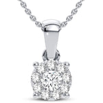 14K 0.25CT Diamond Pendant - Picasso Gold & Diamond Jewelry