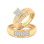 14K 0.50ct Diamond Trio Set - Picasso Gold & Diamond Jewelry