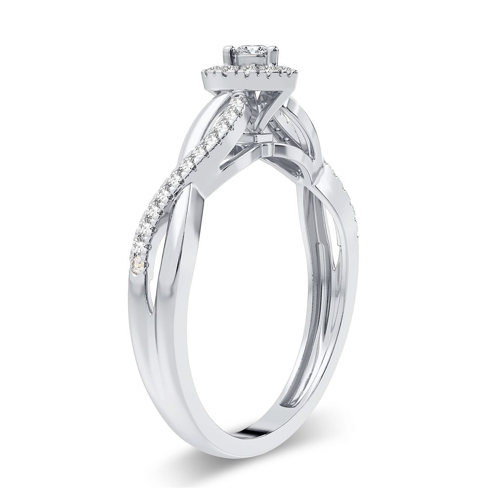 14K 0.20CT Diamond Ring - Picasso Gold & Diamond Jewelry