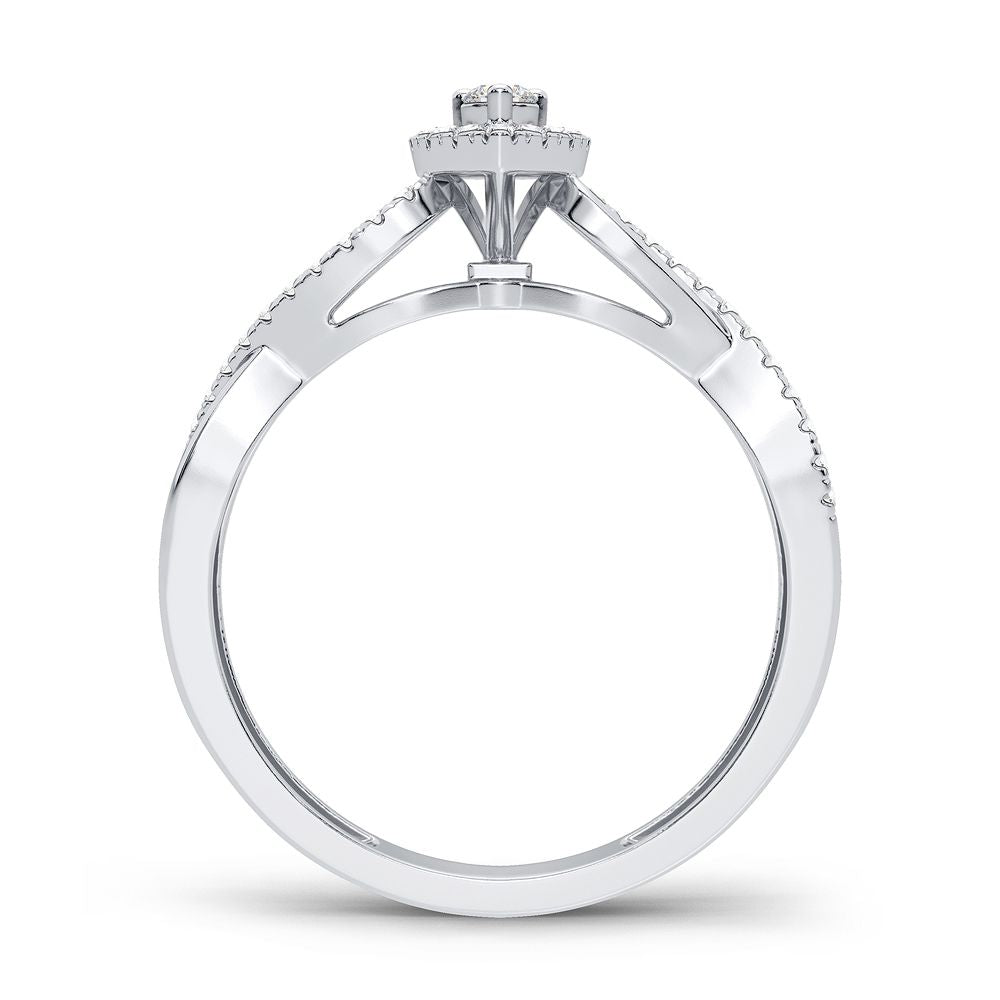 14K 0.20CT Diamond Ring - Picasso Gold & Diamond Jewelry