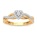 14K 0.20CT Diamond Ring - Picasso Gold & Diamond Jewelry