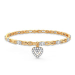 10K 0.10CT DIAMOND BRACELET - Picasso Gold & Diamond Jewelry
