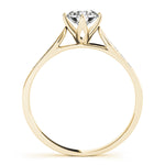 Round Lab Diamond Channel-Set Engagement Ring — Picasso Gold & Diamond