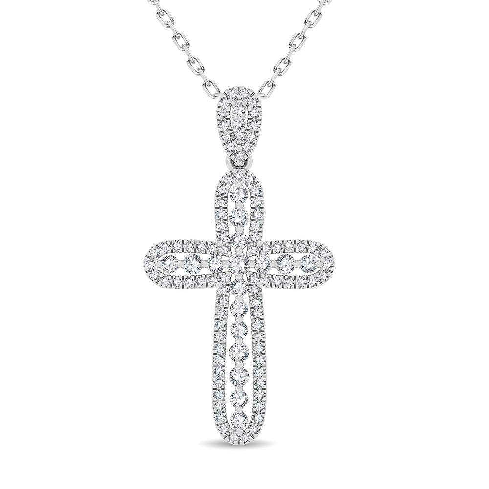 14K 0.50CT Diamond Pendant - Picasso Gold & Diamond Jewelry