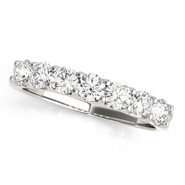 1 ct tw Lab Grown Diamond Wedding Band in 14K White Gold