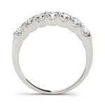 1 ct tw Lab Grown Diamond Wedding Band in 14K White Gold