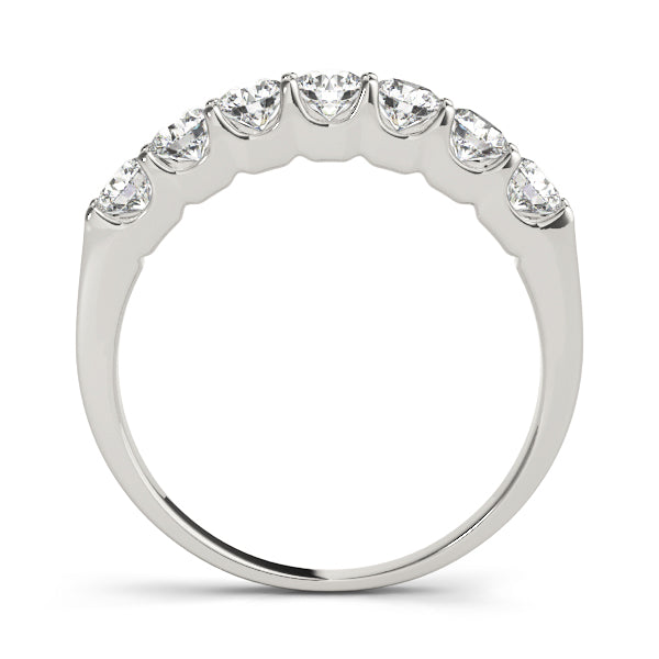 1 ct tw Lab Grown Diamond Wedding Band in 14K White Gold
