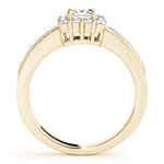 Cushion Halo Lab Grown Diamond Engagement Ring — Picasso Gold & Diamond