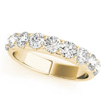 2 ct tw Lab Grown Diamond Wedding Band in 14K Yellow Gold