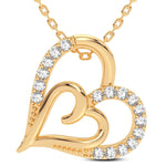 14K 0.11CT Diamond Pendant - Picasso Gold & Diamond Jewelry