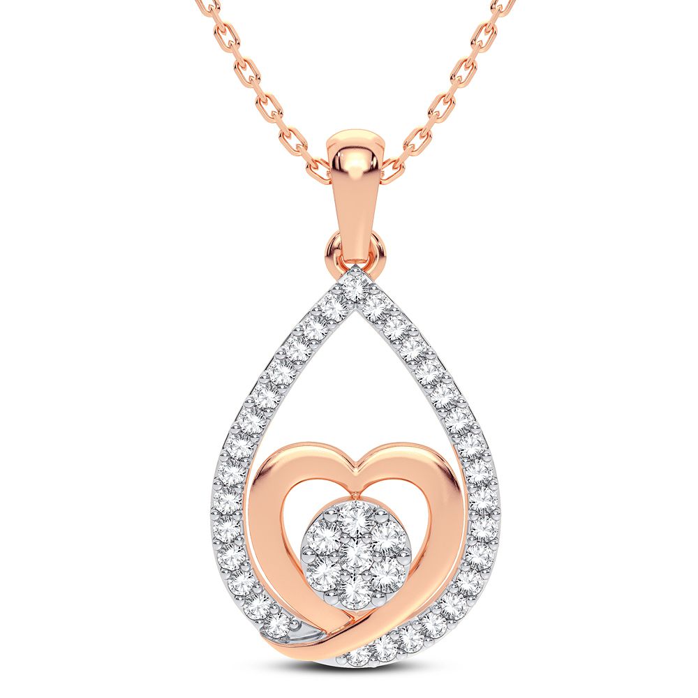 14K 0.25CT DIAMOND PENDANT - Picasso Gold & Diamond Jewelry