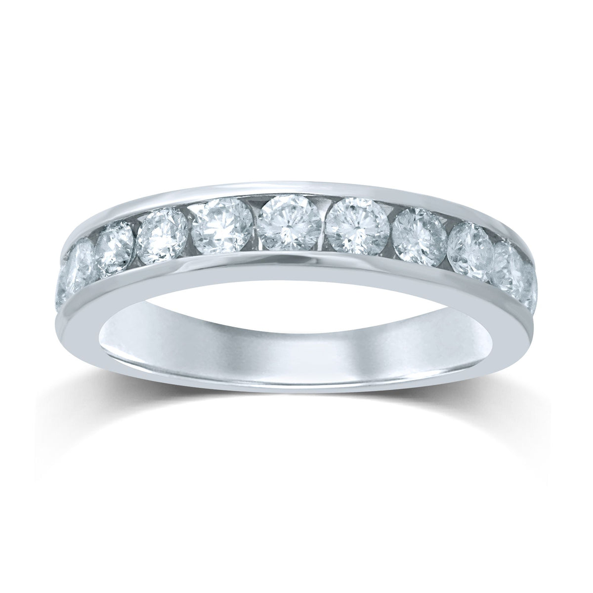 14K 0.78CT Diamond Ladies Band (11 Diamond Stones) - Picasso Gold & Diamond Jewelry