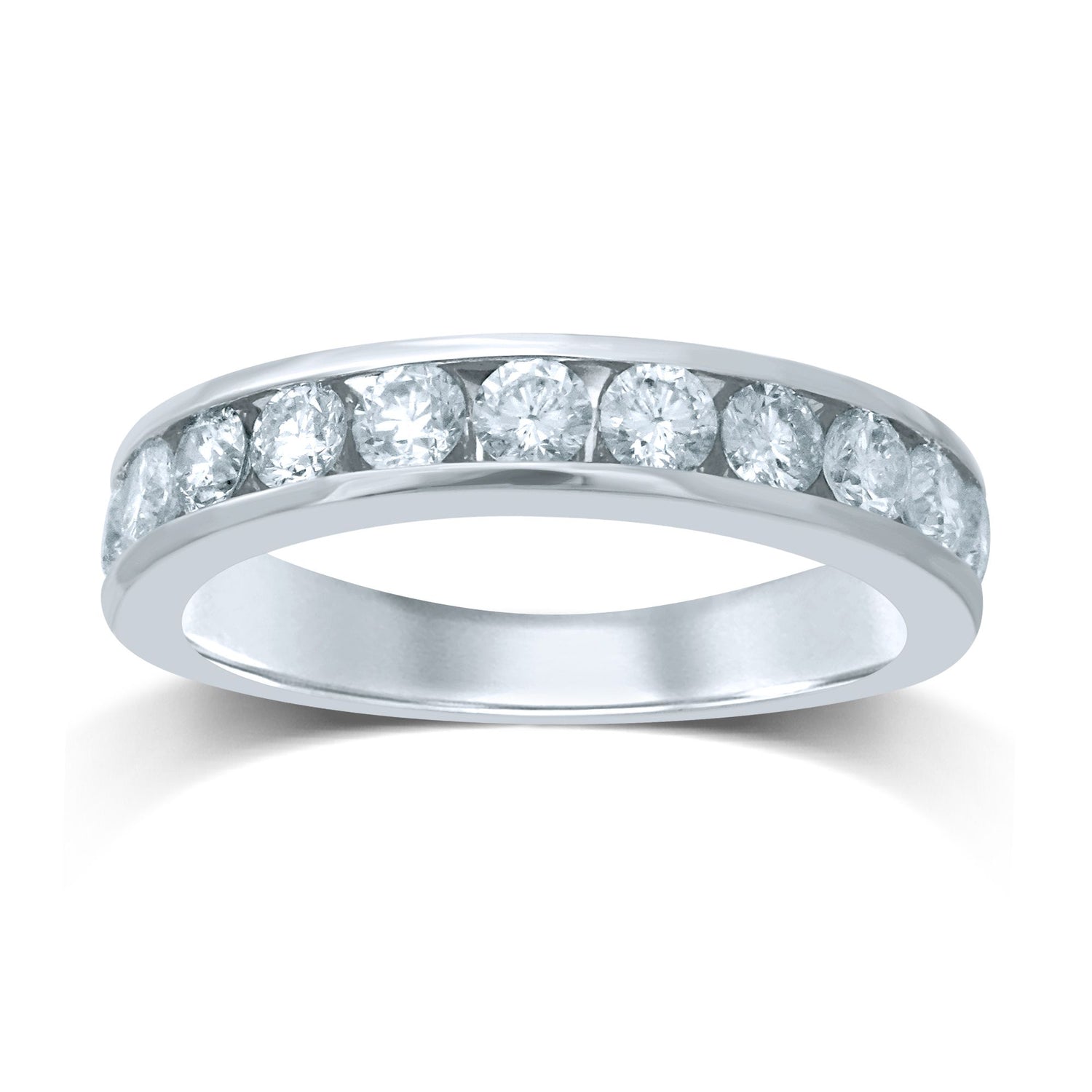 14K 0.78CT Diamond Ladies Band (11 Diamond Stones) - Picasso Gold & Diamond Jewelry