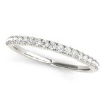 1/3 ct tw Lab Grown Diamond Wedding Band in 14K White Gold