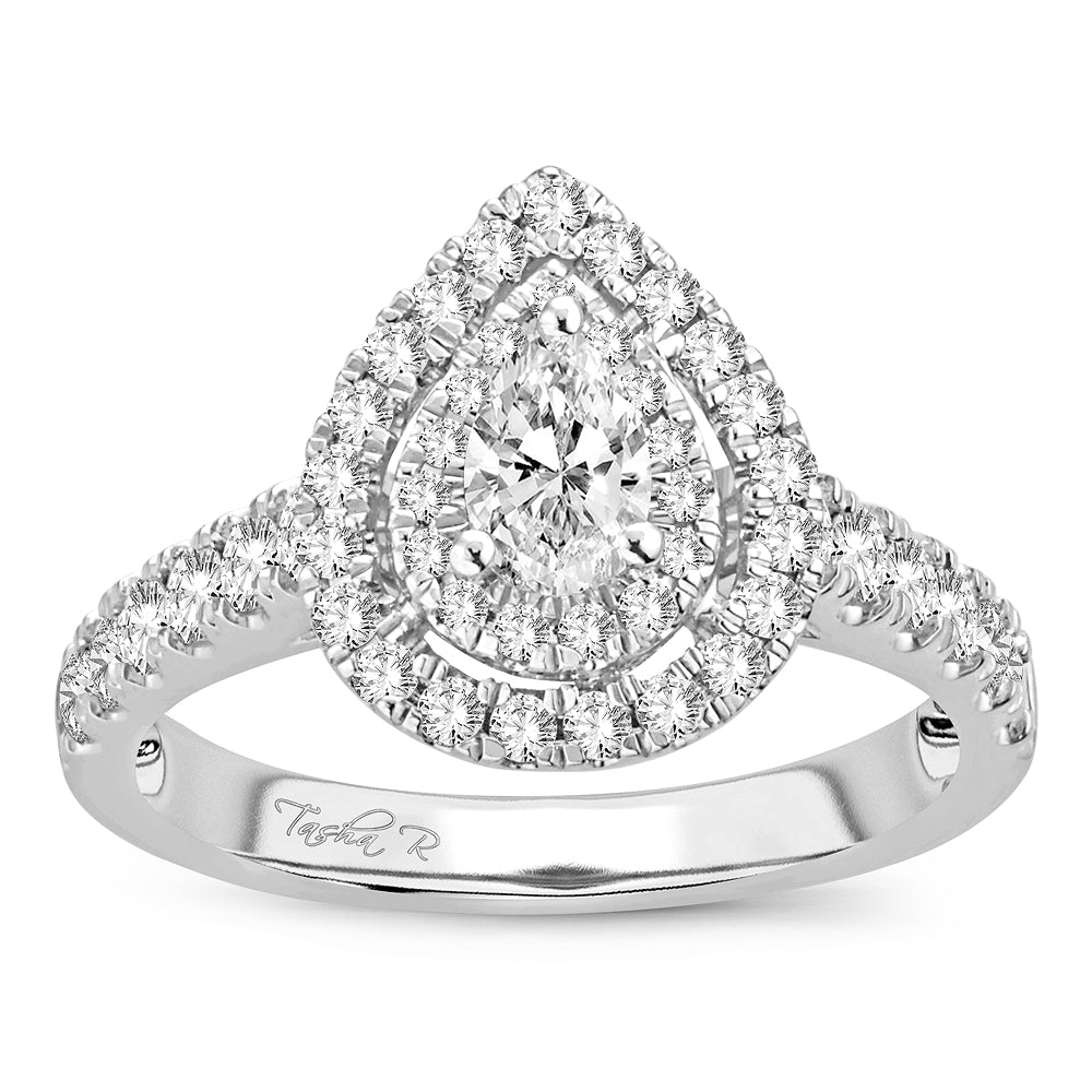 14K 1.00CT Engagement Ring - Picasso Gold & Diamond Jewelry