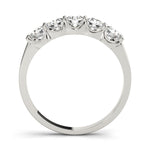 1 ct tw Lab Grown Diamond Wedding Band in 14K White Gold