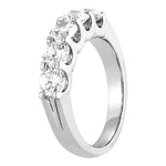1 ct tw Lab Grown Diamond Wedding Band in 14K White Gold