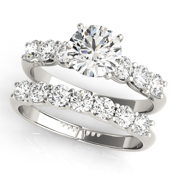 1/3 ct tw Lab Grown Diamond Engagement Ring Setting in 14K White Gold