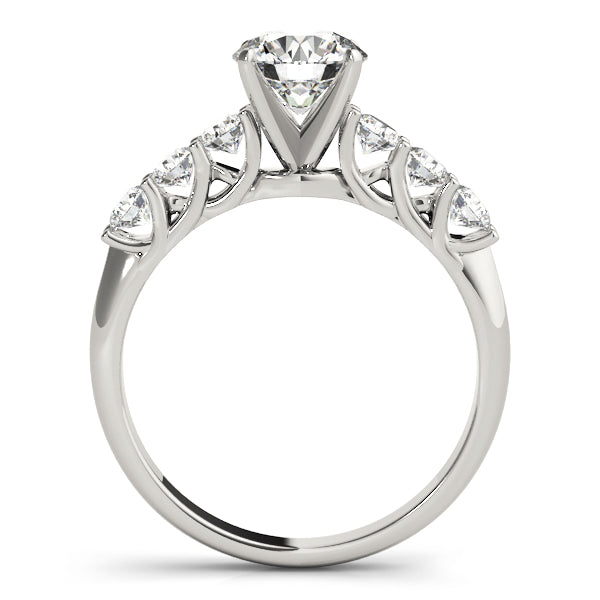 1/3 ct tw Lab Grown Diamond Engagement Ring Setting in 14K White Gold