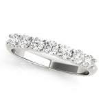 1/3 ct tw Lab Grown Diamond Wedding Band in 14K White Gold